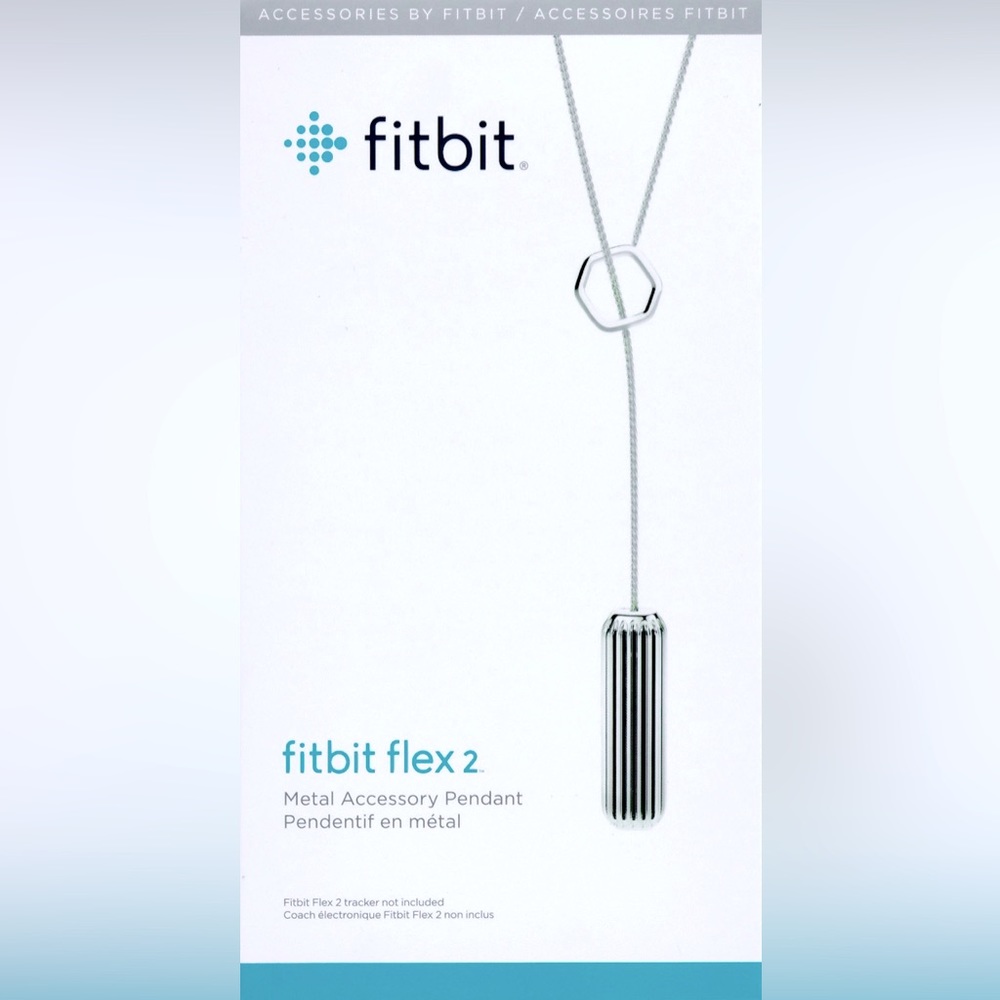COPY - NEW FITBIT FLEX 2 SILVER PENDANT NECKLACE
